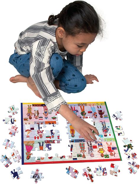 Children of the World 100 Piece Puzzle - Grand Rabbits Toys in Boulder ...