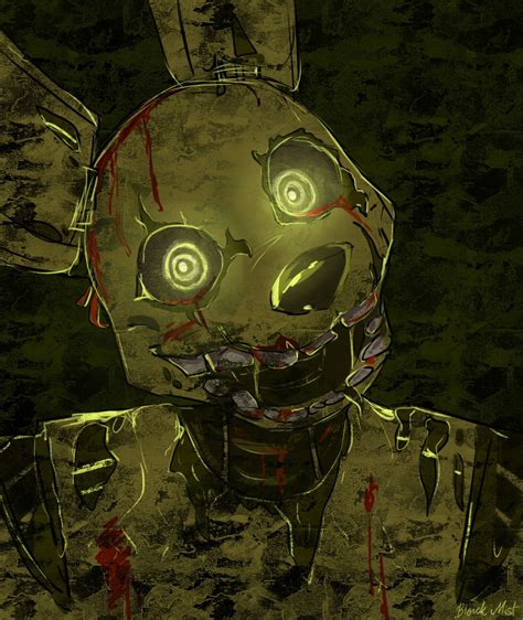 Springtrap from Tumblr Transformers, Creepy, Scary, Tableaux D ...