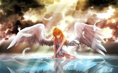 Anime Girl Dark Angel Wallpapers - Wallpaper Cave