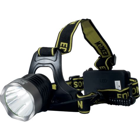 Edison Head Torch, CREE LED, Rechargeable, 120lm, 115m Beam Distance ...