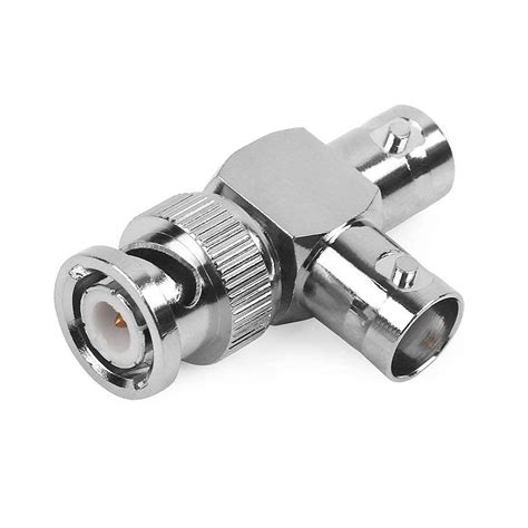 BNC Male + 2 x BNC Female Connector Coaxial Adapter – Alexnld.com