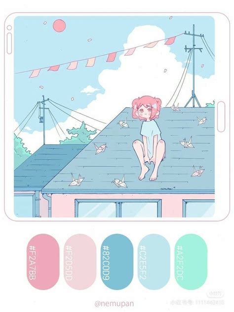 Pin by lromjx3 on color palette anime | Color palette challenge, Color ...