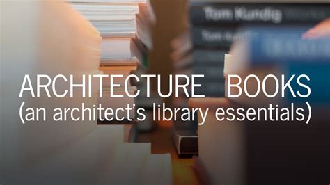 Essential Architecture Books | 30X40 Design Workshop