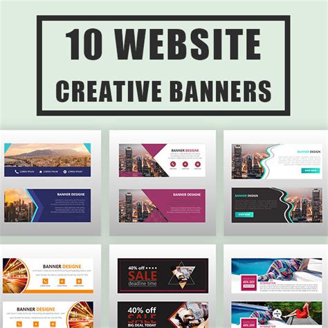 Creative Web Store Banner Template By CreativeDesign | TheHungryJPEG