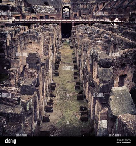 Inside the Colosseum, Rome, Italy Stock Photo - Alamy