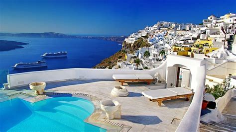 Santorini Greece Wallpapers - Top Free Santorini Greece Backgrounds ...