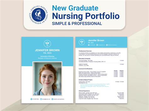 Nursing Portfolio Template for Registered Nurse Template Resume New ...