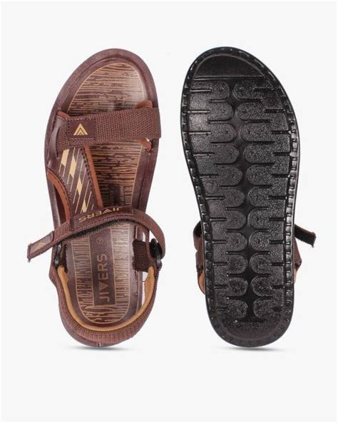 Buy Men Printed Dual-Strap Sandals Online at Best Prices in India ...