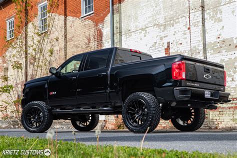 Lifted 2018 Chevrolet Silverado 1500 with 22×10 Fuel Rebel Wheels and 7 ...