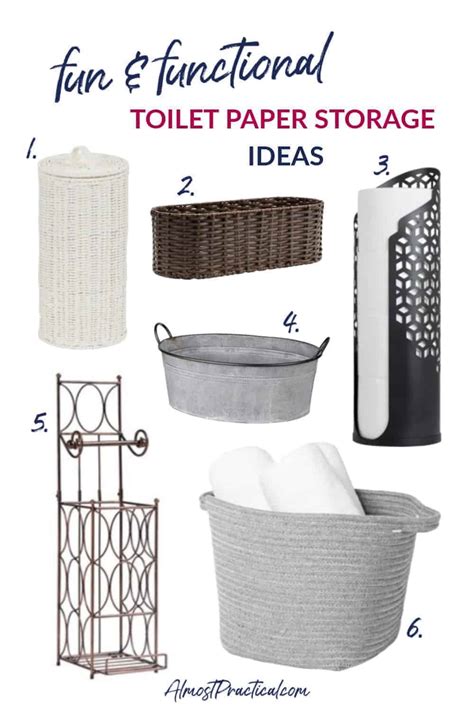 Toilet Paper Storage - Fun and Functional Ideas