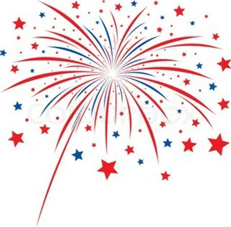 Download High Quality fireworks clipart red white blue Transparent PNG ...