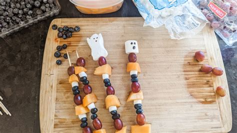 Halloween Fruit Skewers - Healthy Halloween Treats - From Liz with Love