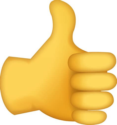 Thumbs Up Emoji Images : Thumbs Up Emoji U 1f44d, Free for commercial ...