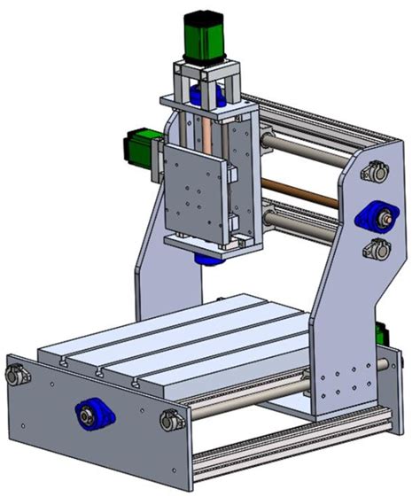 The 3D prototype of the CNC milling machine | Download Scientific Diagram