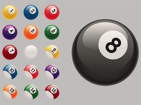 Billiard Balls Vector Art & Graphics | freevector.com