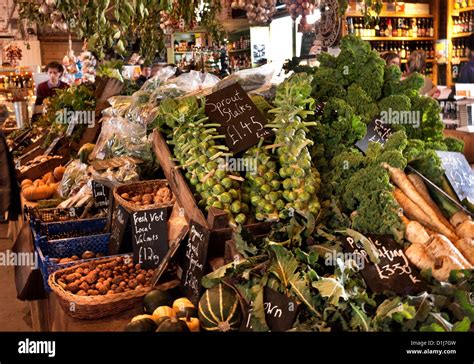 The Goods Shed farmers market Canterbury Kent UK Stock Photo, Royalty ...