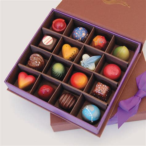 16 Piece Box of Chocolates by Infusion Chocolates (Artisanal Chocolate ...