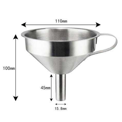 Kitchen Funnel Stainless Steel Funnel Large Cooking Oil - Walmart.com ...