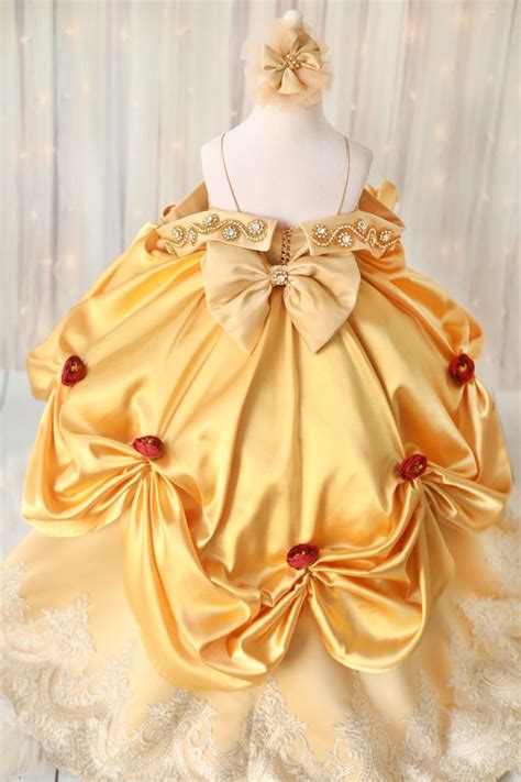 Belle disney dress in 2022 | Fancy dress for kids, Belle dress disney ...