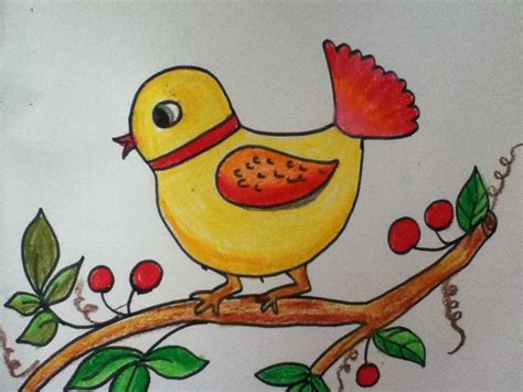 bird drawing for kids - YouTube