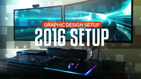 Graphic design studio setup - strangekiza