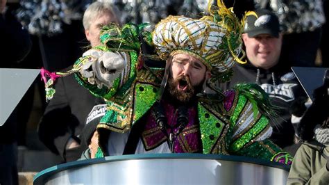 Jason Kelce’s epic speech at the Philadelphia Eagles Super Bowl parade ...