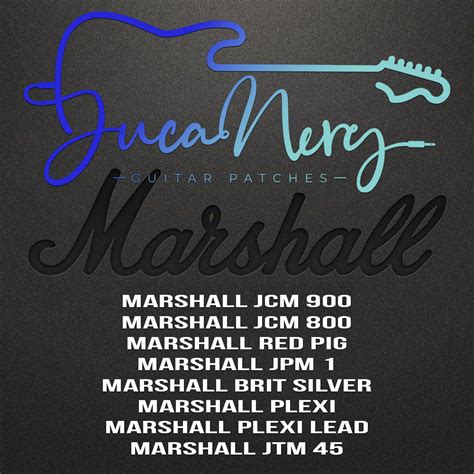 Marshall Amps Collection (UPDATED!!!) - Juca Nery Guitar Patches