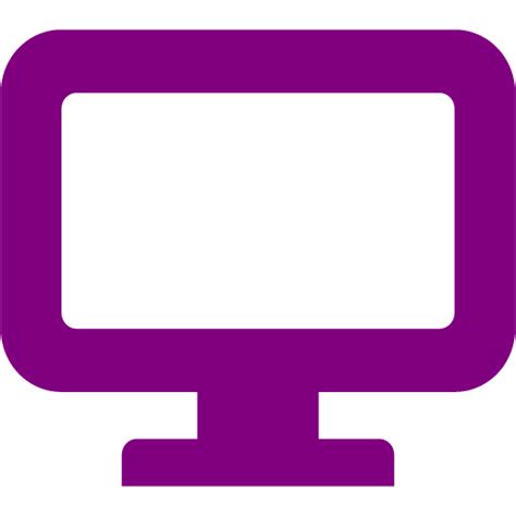 Purple desktop icon - Free purple desktop icons