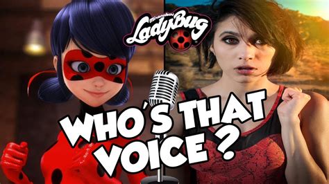 MIRACULOUS LADYBUG Who's That Voice? .. Voice Actors English Edition ...