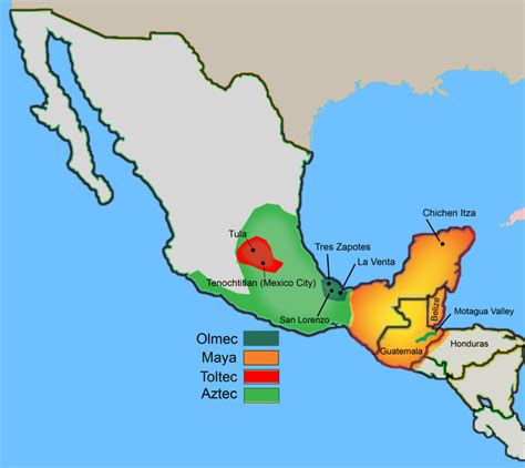 Mesoamerica Map Regions