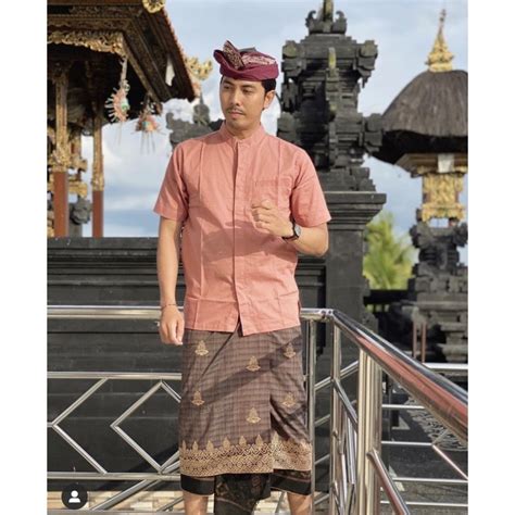 Baju Adat Bali Pria Simple - Butik Busana