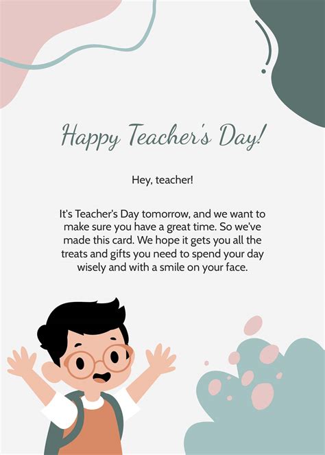 Teacher's Day Invitation Card Template in PSD, Illustrator, Word, Pages ...