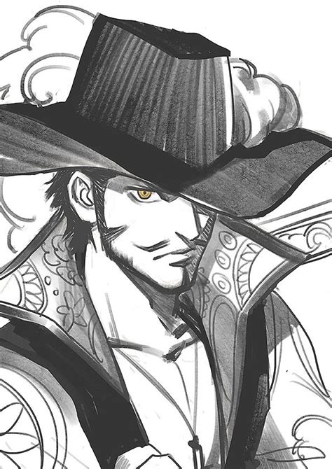 Dracule Mihawk/#1997224 | One piece drawing, Hawkeye one piece, Manga ...