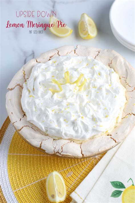 Upside Down Lemon Meringue Pie- 9 - Pint Sized Baker