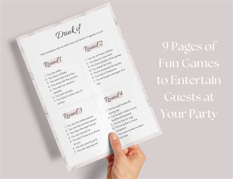 Adult Birthday Party Games Bundle Printable, Adult Party Games ...