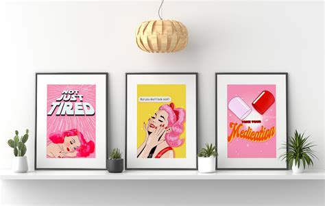 Chronic Illness Art Prints Bundle Set of 3 Chronic Illness Art Prints ...