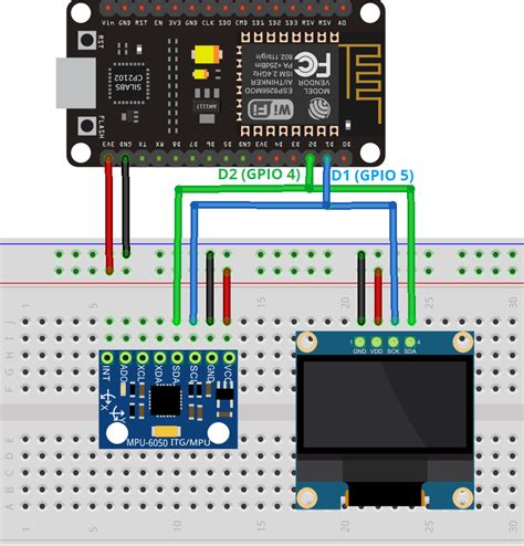 MPU6050-OLED-ESP8266-NodeMCU-Wiring-Schematic-Diagram-Circuit | Random ...