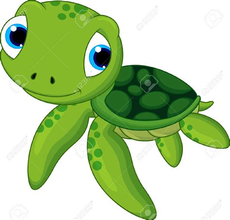 Green sea turtle clipart - Clipground