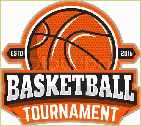 Basketball Logo Template Free Of Basketball tournament Emblem Template ...