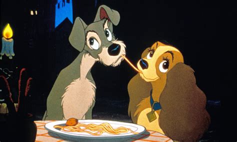 Lady And The Tramp Eating Spaghetti Picture - Michele tajariol