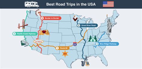 Acquire Usa Road Trip Map Free Vector - Www