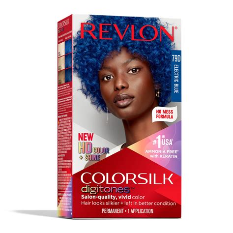 Revlon Permanent Hair Color Colorsilk Digitones with Keratin, 79D ...