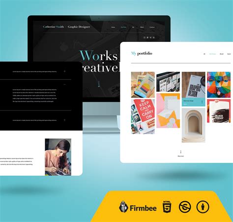 Graphic designer portfolio website template HTML – Free Bootstrap HTML ...