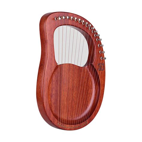 Wuleldsd Lyre 16 String Wooden Harp Harp Metal String Mahogany Solid ...