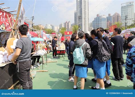 Lunar New Year Fair at Victoria Park 2018 Editorial Stock Image - Image ...