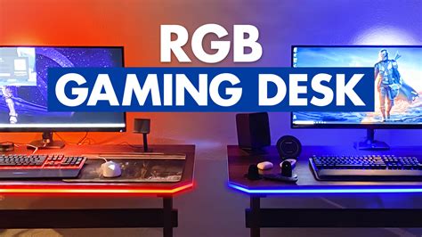 computer gaming desk with rgb lights - summafinance.com