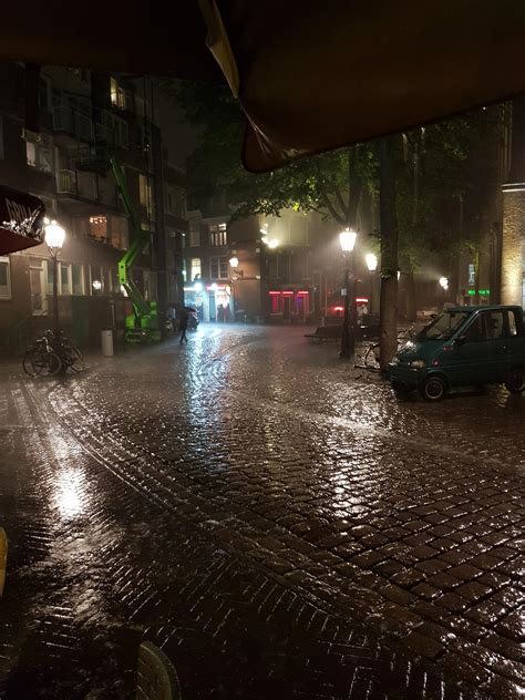 Rainy Night in Amsterdam : r/raining