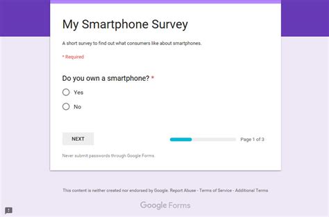 Questionnaire Google Form Template | Classles Democracy