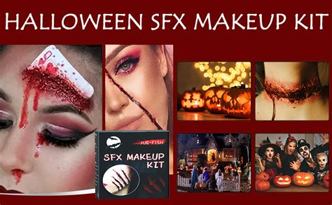 Professional SFX Makeup Kit for Scary Face & Fake Wound Effects ...