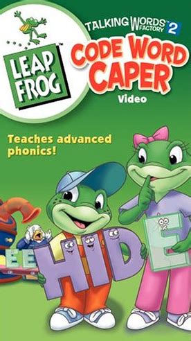 Image - LeapFrog Talking Words Factory 2 Code Word Caper 2004 DVD Cover ...